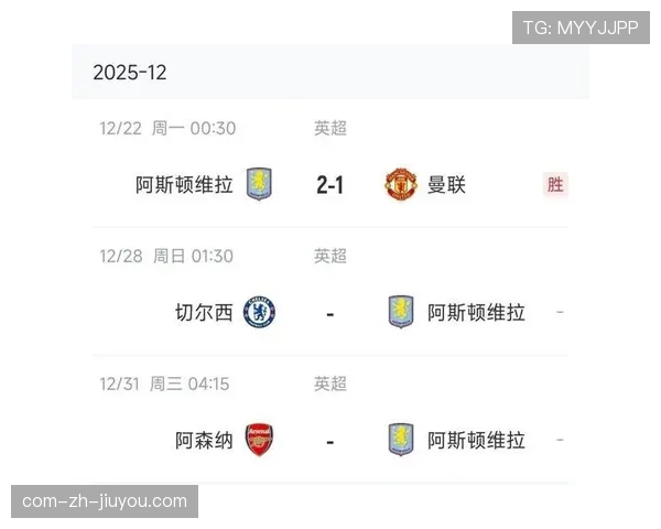 阿斯顿维拉10战9胜冲入前三 埃梅里战术调整见效